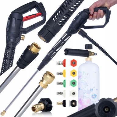 ROSFIX Pjenica Pro Clean Gun PCG1, 4000 PSI, 5 mlaznica, M22x1,5, spremnik 1 L