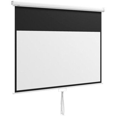 HOMESTAR Ručno platno za projektor, 172 x 96 cm, bijelo