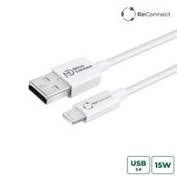 MICROCONNECT Lightning kabel 2 m, bijeli