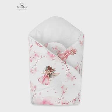 MIMINU Jastuk za nošenje novorođenčeta, Vile roza