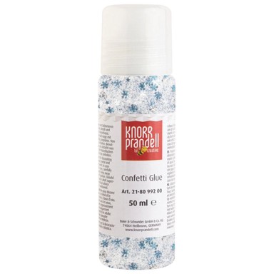 KNORR PRANDELL Glitter konfeti ljepilo, pahulje, 50 ml, plavo