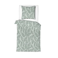 Posteljina Nervure Positive Greenish 140x200cm + 60x80cm