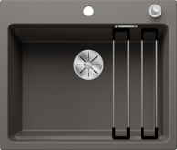 BLANCO Sudoper ETAGON 6 InFino  SILGRANIT inox nosači, s dalj. upr. - vulkan sivi