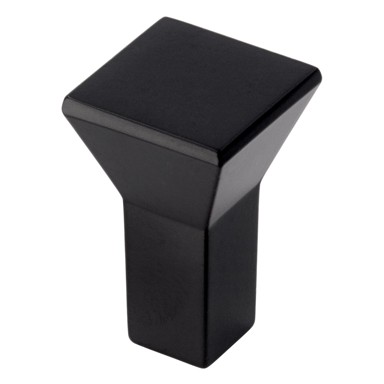 SIRO Ručka za namještaj okrugla crna mat 16pb