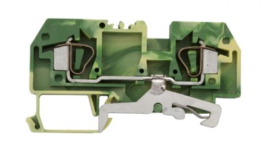 WAGO 2-Žilni konektor 6 mm² 282-907, žuto-zeleni