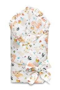 Dvostrani poplun za bebe, 75x75 cm, piknik