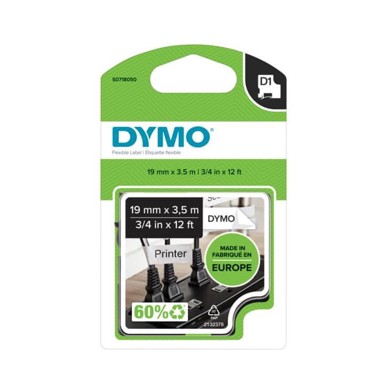 DYMO D1 traka 19 mm × 3,5 m, najlon, bijela (16958)