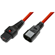MICROCONNECT Kabel za napajanje MC-C13C14LOCK-2.5MR, zaključavanje C13-C14, 2,5 m