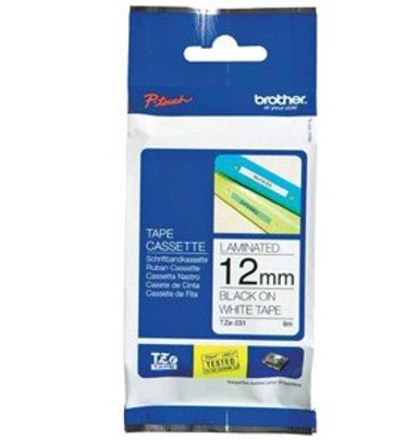 BROTHER Traka TZE-N231, 9 mm x 8 m, crna na bijeloj podlozi