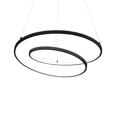 IDEAL LUX Visilica Oz ID304588, LED, SP, D80, DALI, crna