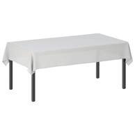Tkanina za stol 5 kom pravokutna 140 x 260 cm, bijela