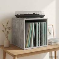 Kutija za vinilne albume, 37x36,5x38 cm, betonski siva