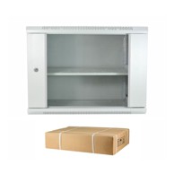 DATECH Zidni ormar 12U 635 600x450 + polica DP.6412.9000, sivi