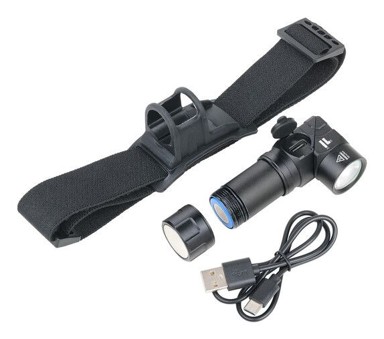 TROIKA ECO KNICKLICHT MICRO Black Hand flashlight + Headband flashlight SMD LED