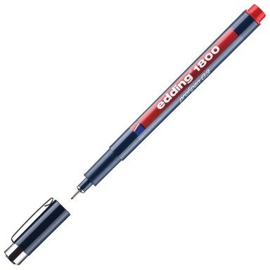 EDDING Flomaster za tehničko crtanje Profipen, 0,3 mm, crveni