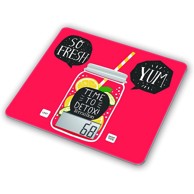 TERRAILLON Digitalna kuhinjska vaga Detox T1040 crvena