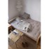 KARUP DESIGN Bež sklopiva sofa 205 cm Knob, 205x95x79 cm