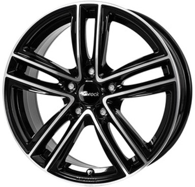 RC DESIGN Aluminijski naplatak RC27 6,5x16 5/105 ET39, sjajna crna polirana