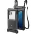 Spigen A611P 2-pack vodootporna maskica, mat crna