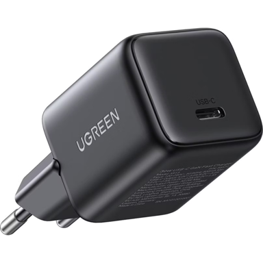 UGREEN Punjač USB-C GaN, 30W, crni