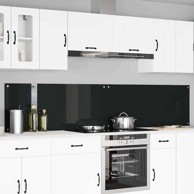 Kuhinjska zaštita 2 kom crna 120x50 cm