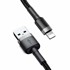 BASEUS USB kabel, Lightning, 2.4A, 50 cm