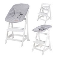 ROBA Bijela dječja blagovaonska stolica Grow-Along