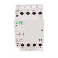 FF Modularna ugradnja kontaktora 40 A 230 V 4NO 4NO tihi za DIN šinu TH35