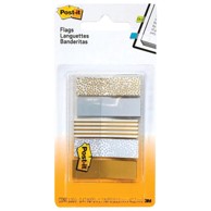 3M Post-it Zastavice 11,9x43,2 mm 5 boja 20 listića metalik 684