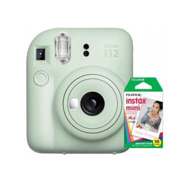 FUJIFILM Instant fotoaparat Instax Mini 12, zeleni + 10 snimaka
