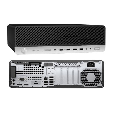 HP Stolno računalo EliteDesk 800 G5 / Intel Core i7-8700, 16 GB, 512 GB SSD, Windows 10 Pro (obnovljen)