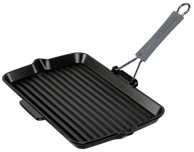 STAUB Grill tava kvadratna 34x21 cm lijevano željezo, crna, indukcija