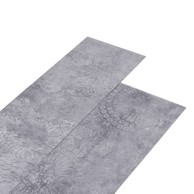Samoljepljive PVC podne daske 30,5 x 61 cm, cementno sive, 28 kom