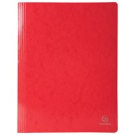 EXACOMPTA Fascikl mehanika euro A4 prešpan karton 355 g 380803B, crveni