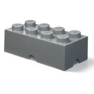 LEGO® Dječja kutija Rectangle, tamno siva