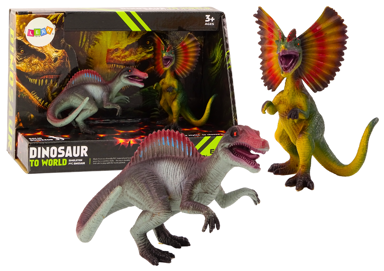 Figurice dinosaura Spinosaurus, Dilophosaurus, 2 kom