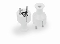 PLAST ROL Ravni utikač UNI-Schuko 2P+Z 16 A 250 V VT-301-0040, bijeli