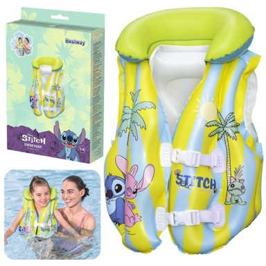 BESTWAY Dječji prsluk za plivanje Disney Stitch 9104R