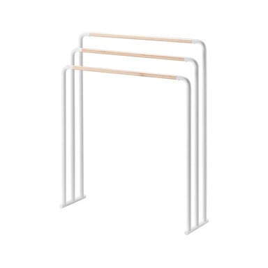 YAMAZAKI Bijeli stalak za ručnike Plane