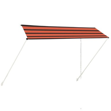 Tenda na uvlačenje, 350 x 150 cm, narančasto-smeđa