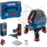 BOSCH Laserski križni nivelir GLL 3-50 Professional s prijemnikom