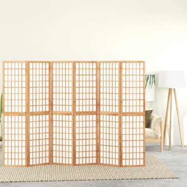 Sklopiva sobna pregrada 6 panela japanski stil 240x170 cm