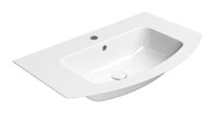 GSI PURA Umivaonik, 82x49 cm, slim izvedba, antibakterijski premaz, ExtraGlaze, keramika, bijela