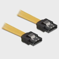 DELOCK SATA kabel, SATA II, 0.3 m, ravni konektori, crveni
