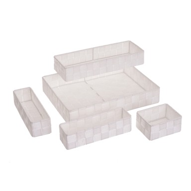 CASA SELECCIÓN Tekstilni organizatori za ladice u setu 5 kom