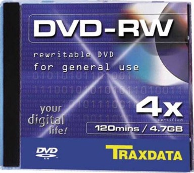 MED DVD-RW optički medij TRX, 4x, box, 1 kom