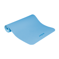 REBEL ACTIVE Prostirka za gimnastiku, za jogu, pilates i fitness, 183 x 61 cm, debljina 1 cm, TPE, plava