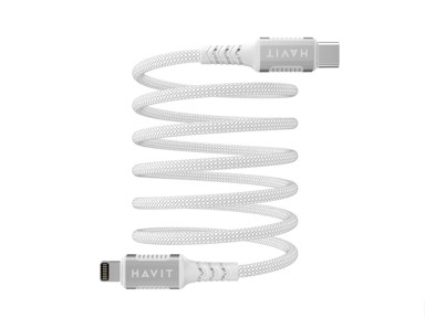 HAVIT Magnetski USB-C na Lightning kabel CB6298 1 m, bijeli