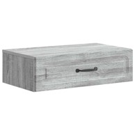 Stol zidni, 59 x 34.5 x 17 cm, konstruirano drvo, siva sonoma