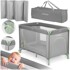 RICOKIDS Putni krevetić RK-240, 125 x 65 x 78 cm, sivo-menta